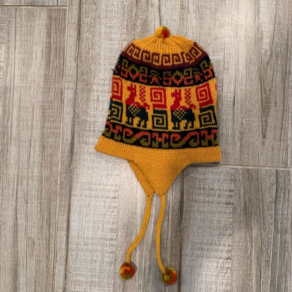 Soft Knit Beanie Made in Peru.. Llamas!
